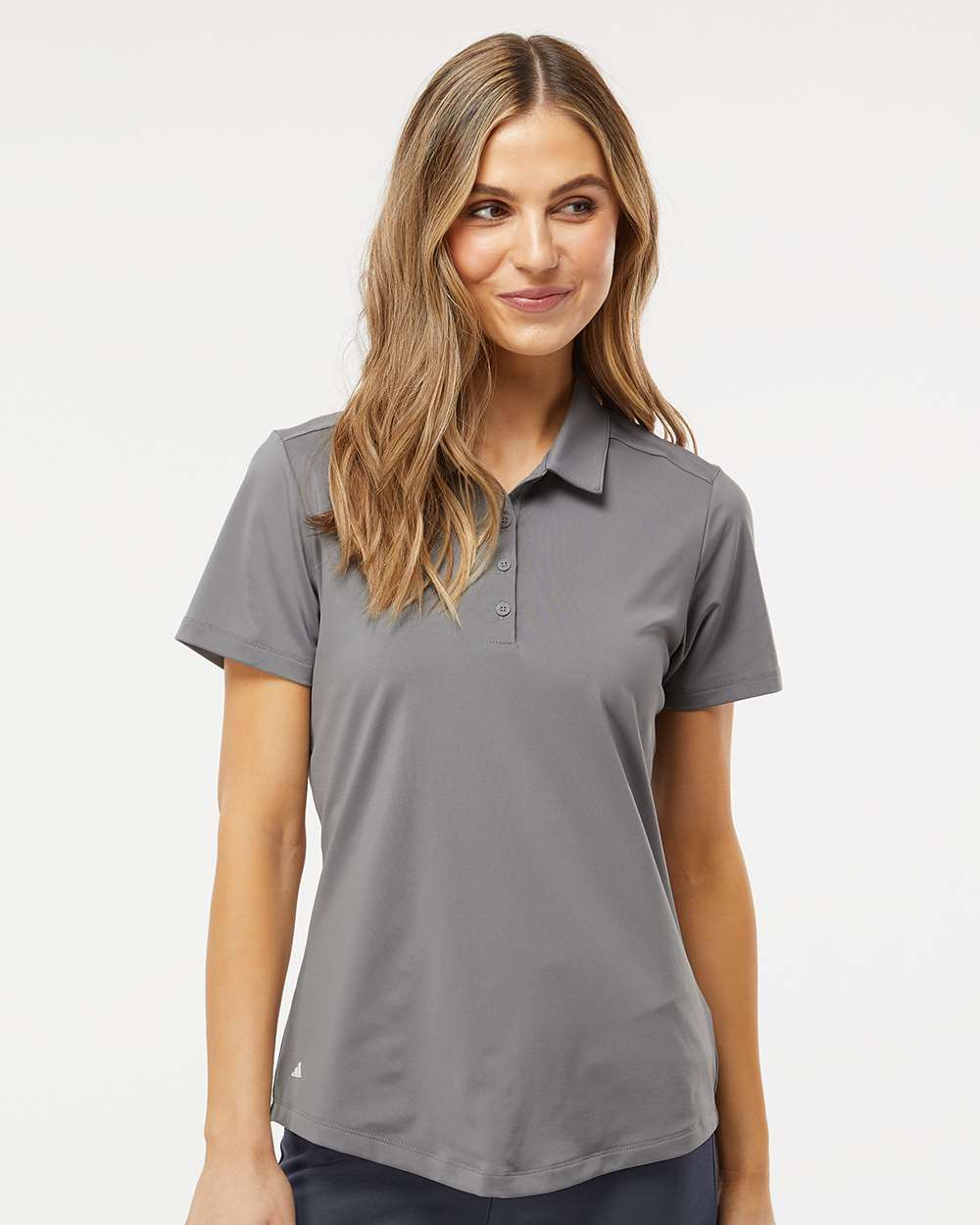 Women's Ultimate Solid Polo - OnModelFront - B05753352 - Grey Three