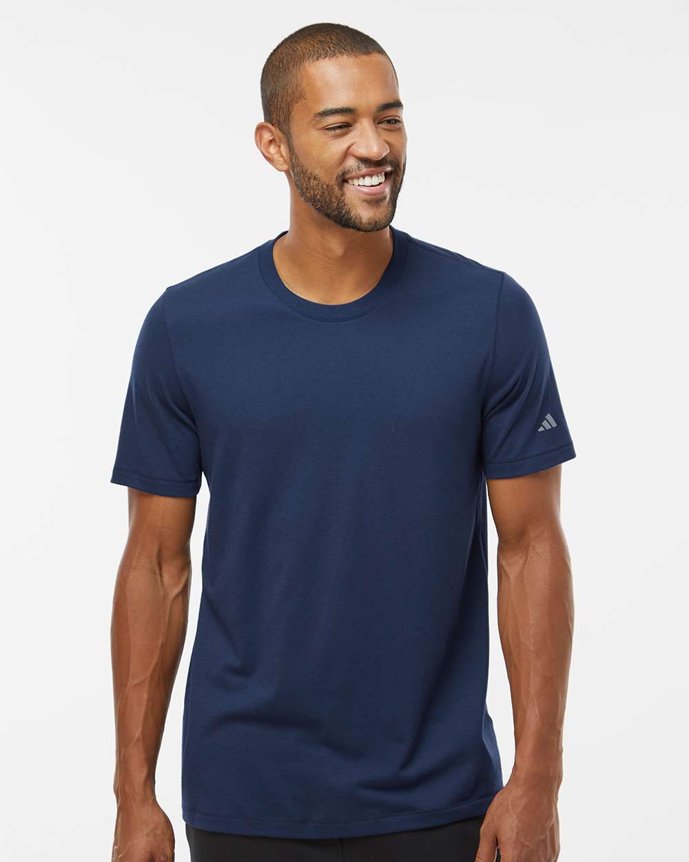 Men's Blended T-Shirt - OnModelFront - B07253653 - Collegiate Navy