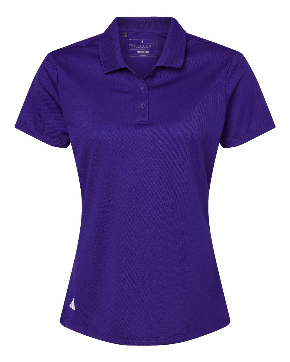 Women's Basic Sport Polo - Front - B08053672 - Collegiate Purple