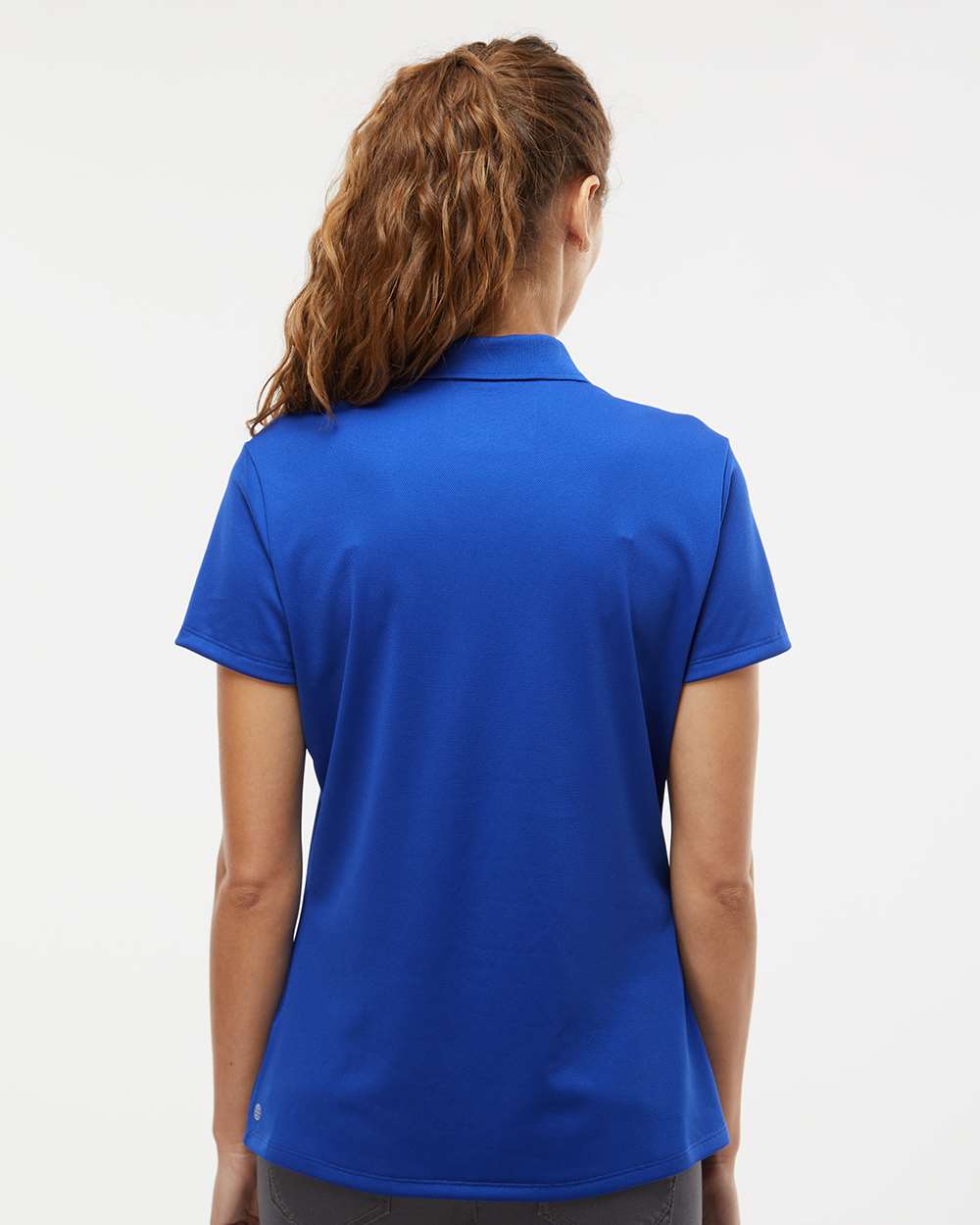 Women's Basic Sport Polo - OnModelBack - B08053752 - Collegiate Royal