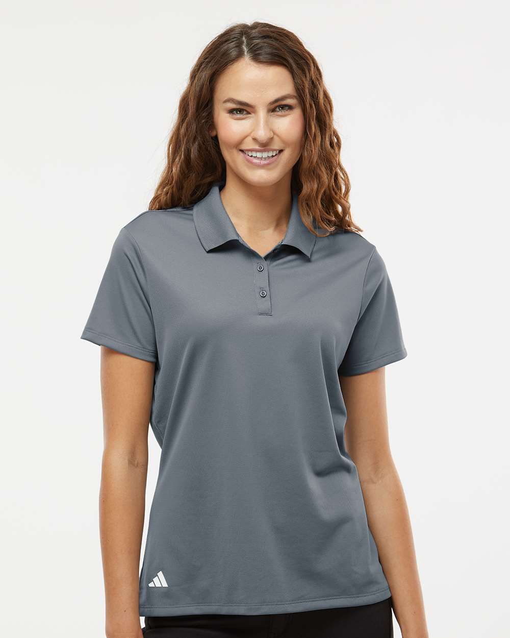 Women's Basic Sport Polo - OnModelFront - B08053112 - Onix