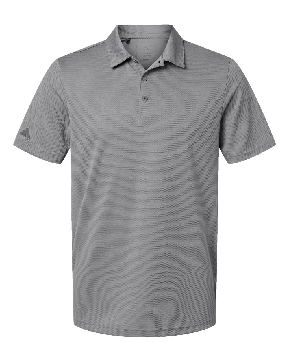 Men's Micro Pique Polo - Front - B08153353 - Grey Three