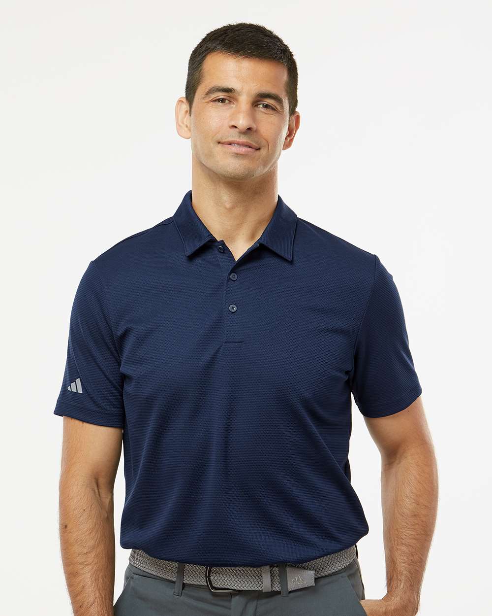 Men's Micro Pique Polo - OnModelFront - B08153653 - Collegiate Navy