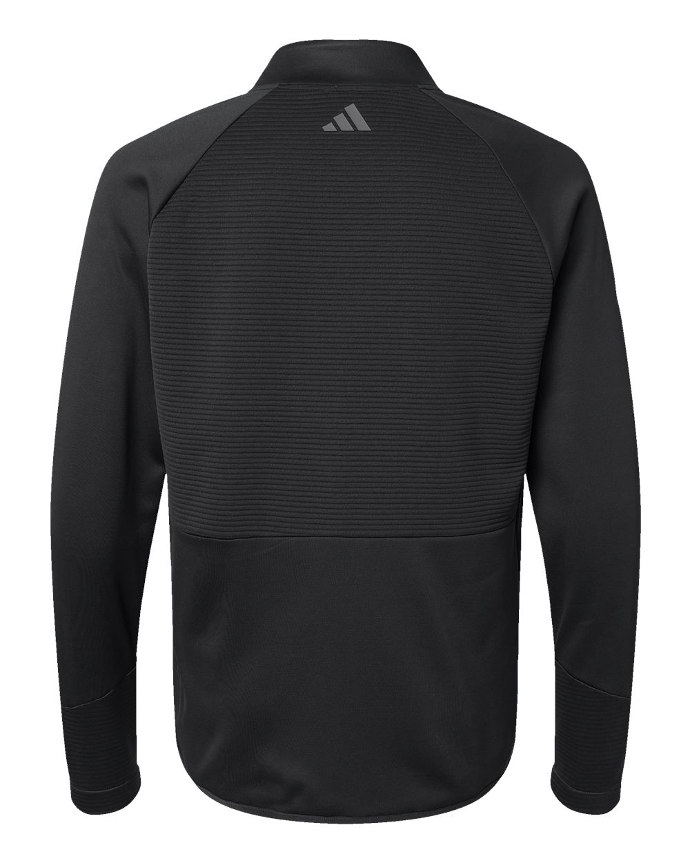 Men's Quarter-Zip Pullover - Back - B08853503 - Black