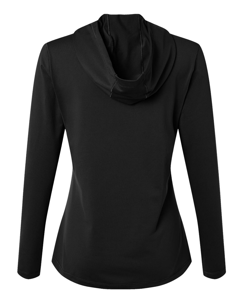 Women's Performance Hooded Pullover - Back - B56653502 - Black