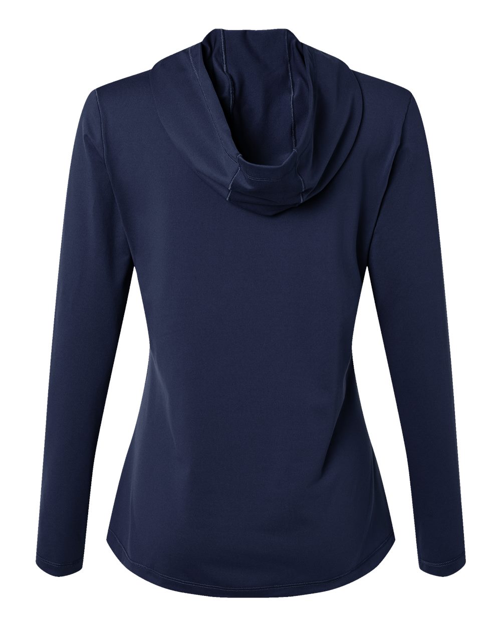 Women's Performance Hooded Pullover - Back - B56653652 - Collegiate Navy