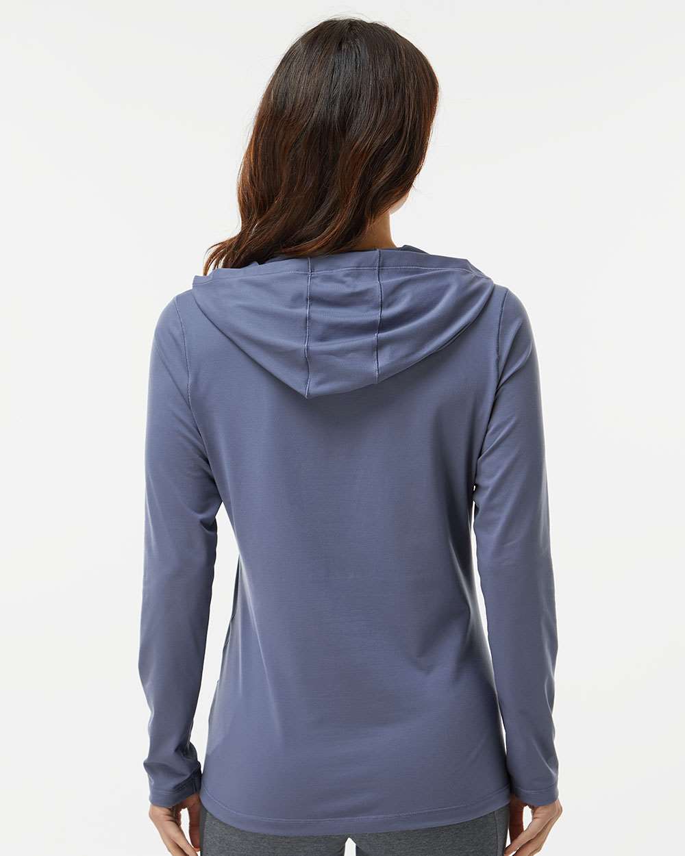 Women's Performance Hooded Pullover - OnModelBack - B56653752 - Preloved Ink