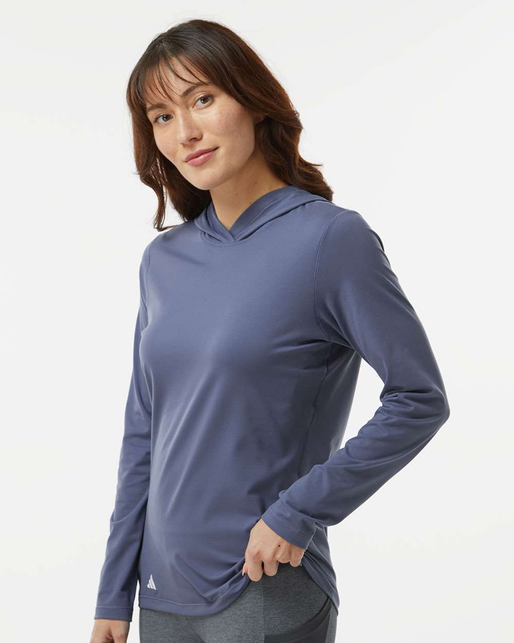 Women's Performance Hooded Pullover - OnModelSide - B56653752 - Preloved Ink