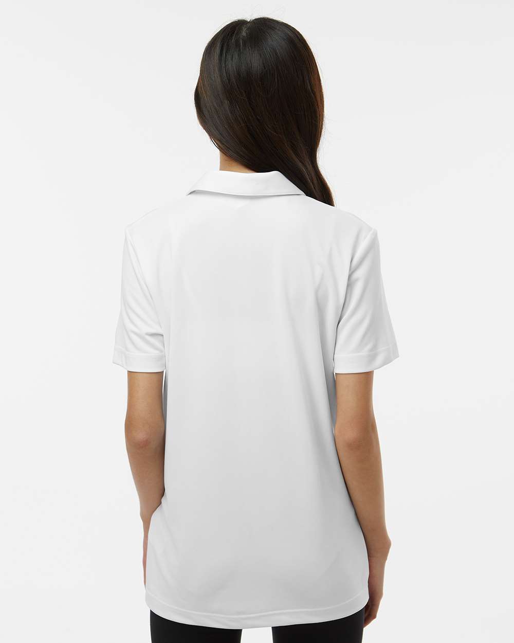 Youth Performance Polo - OnModelBack - B56753002 - White