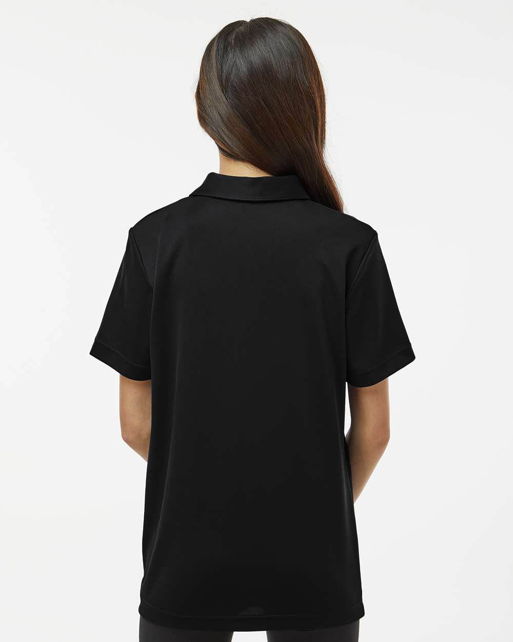 Youth Performance Polo - OnModelBack - B56753502 - Black