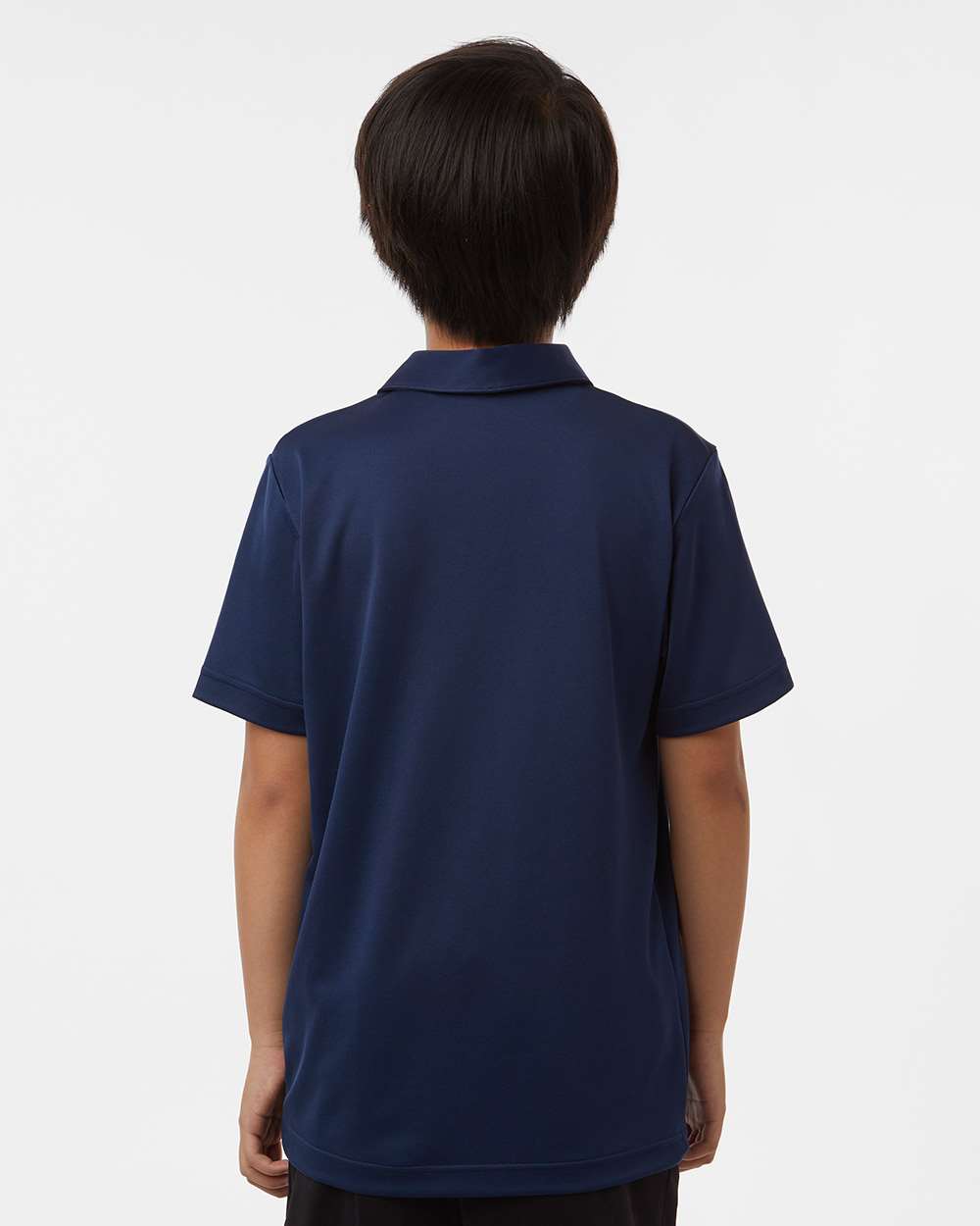 Youth Performance Polo - OnModelBack - B56753652 - Collegiate Navy