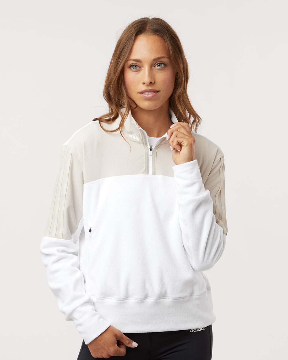 Women's Fleece Quarter-Zip Pullover - styleImage