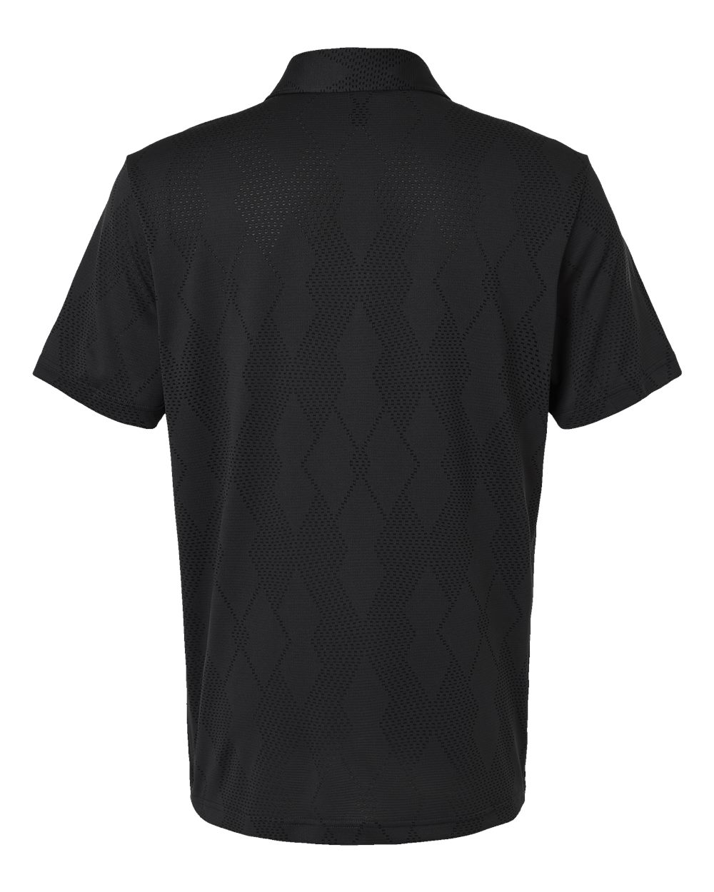Men's Ultimate365 Textured Polo - Back - B11953503 - Carbon Black
