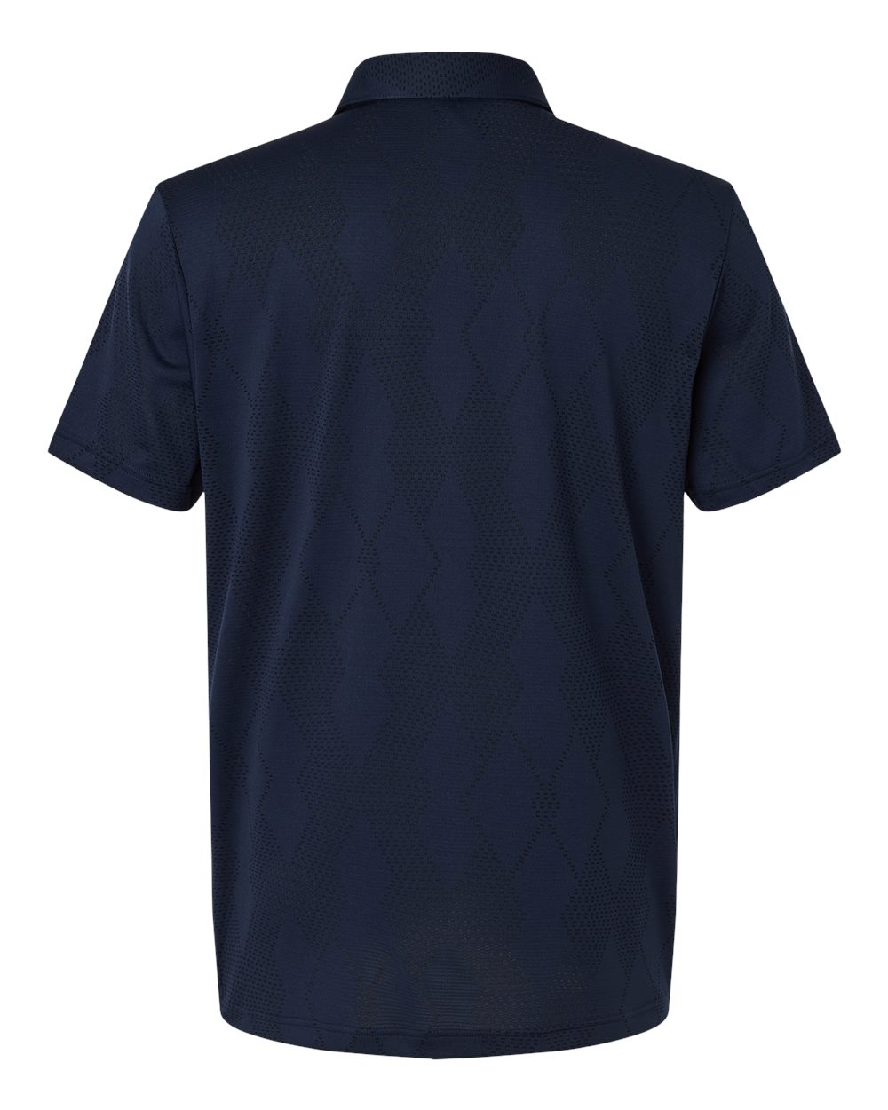 Men's Ultimate365 Textured Polo - Back - B11953653 - Collegiate Navy
