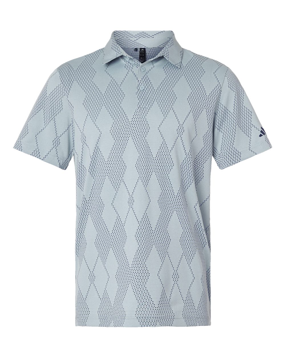 Men's Ultimate365 Textured Polo - Front - B11953253 - Wonder Blue