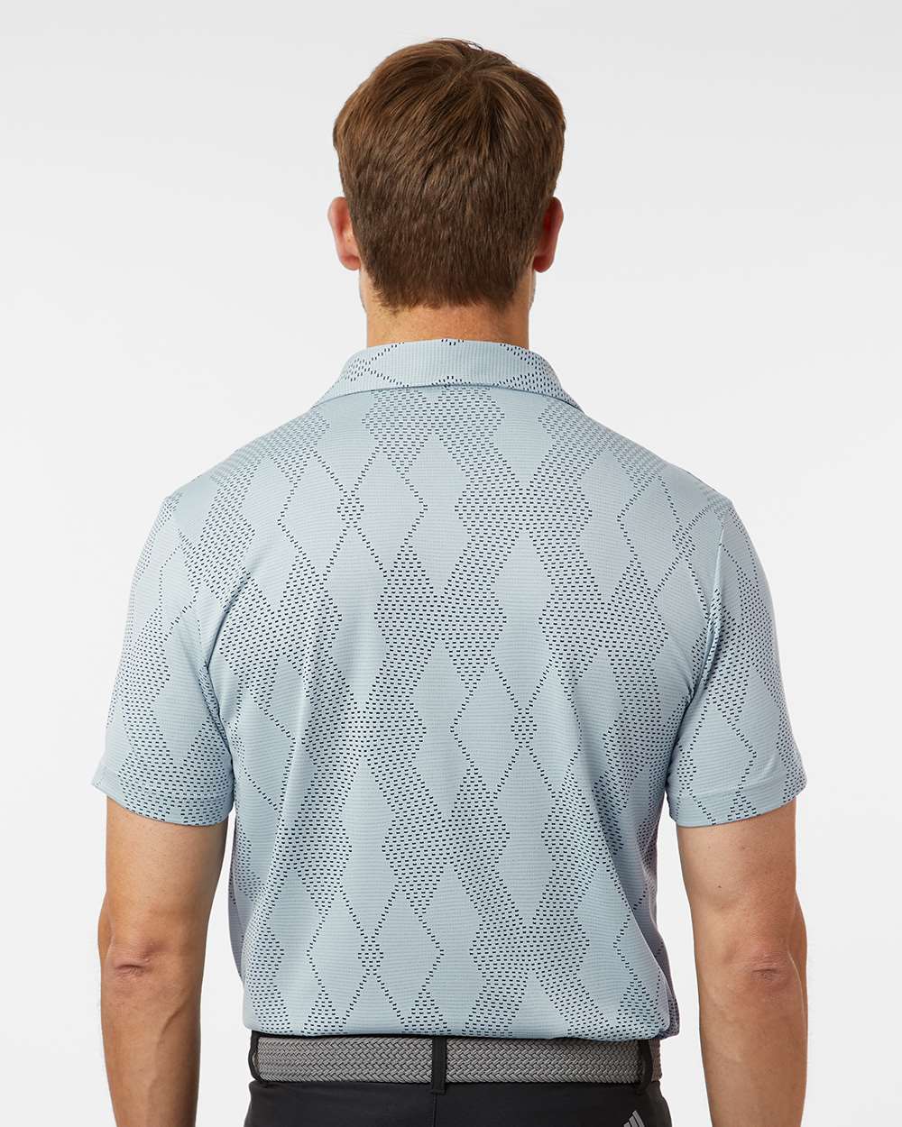 Men's Ultimate365 Textured Polo - OnModelBack - B11953253 - Wonder Blue