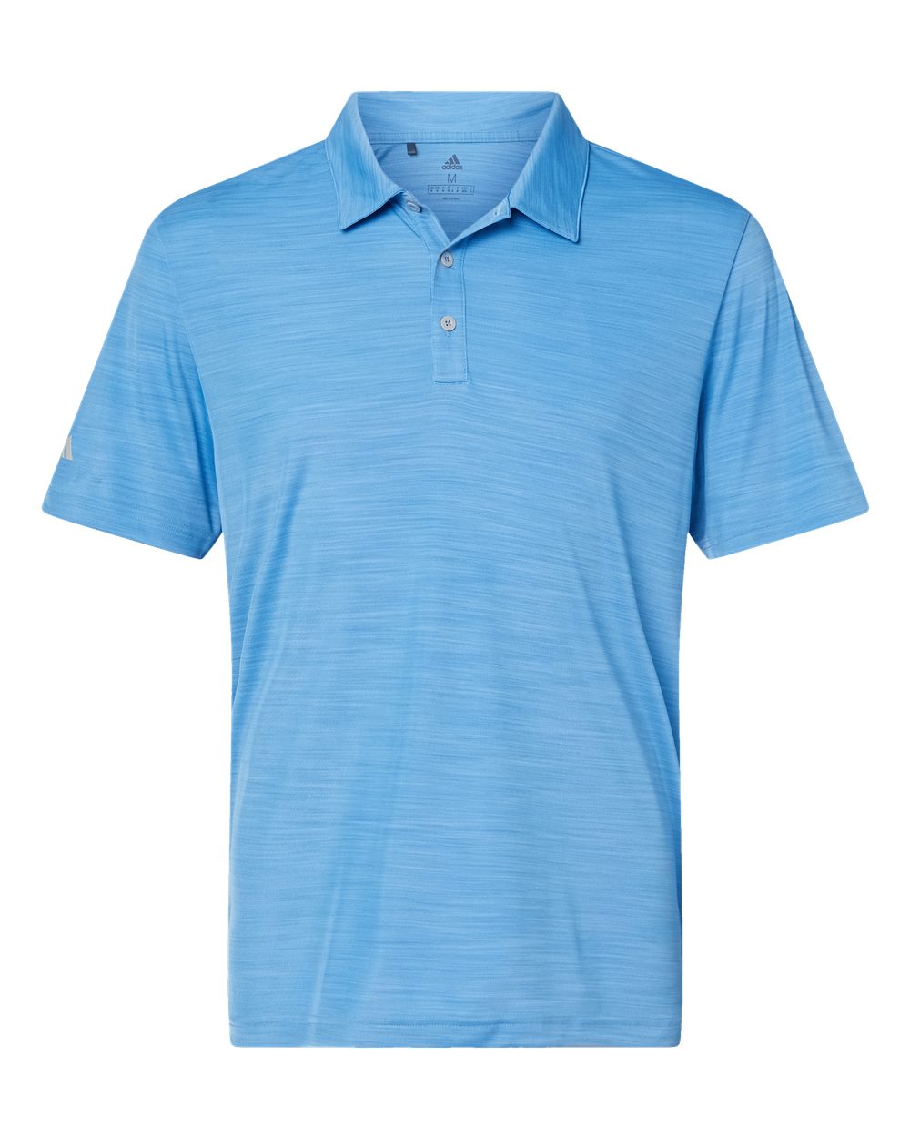 Men's Mélange Polo - Front - B00953253 - Lucky Blue Melange