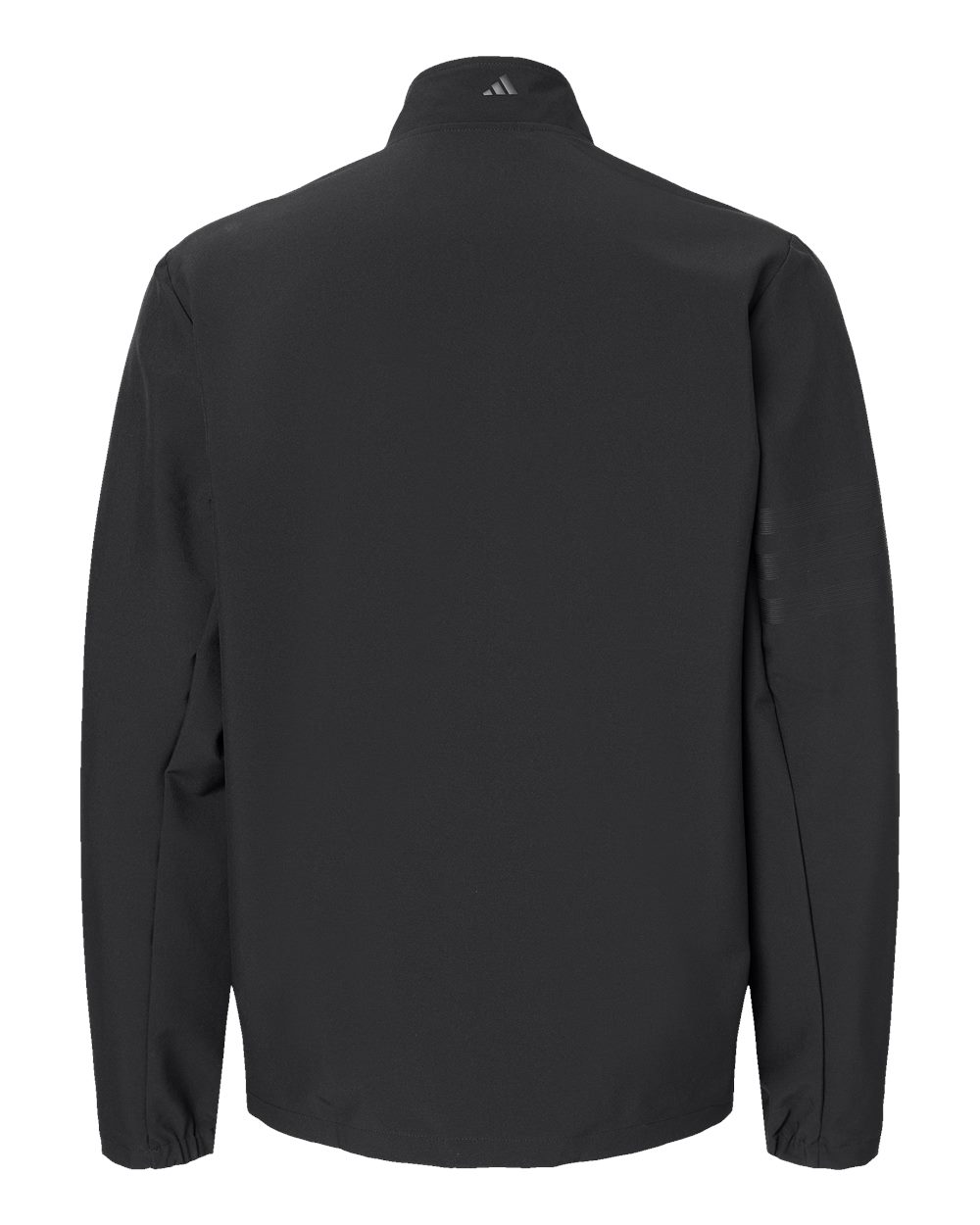 Men's 3-Stripes Full-Zip Jacket - Back - B01253503 - Black/ Black