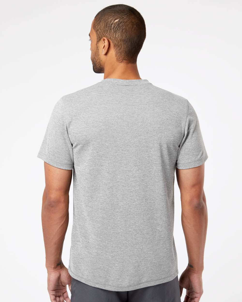 Men's Sport T-Shirt - OnModelBack - B02553083 - Grey Three Heather