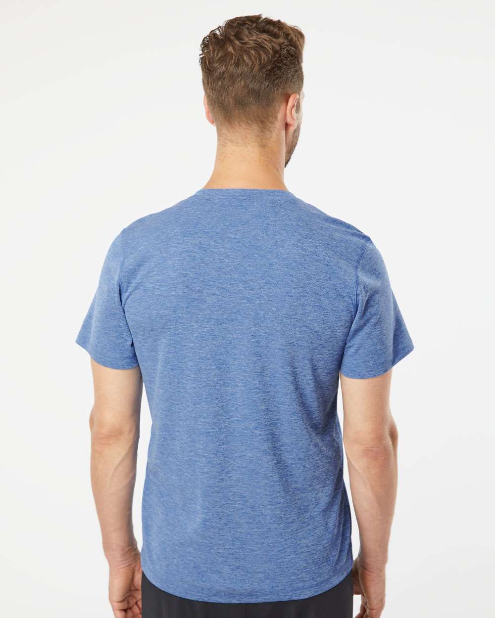Men's Sport T-Shirt - OnModelBack - B02553113 - Collegiate Royal Heather