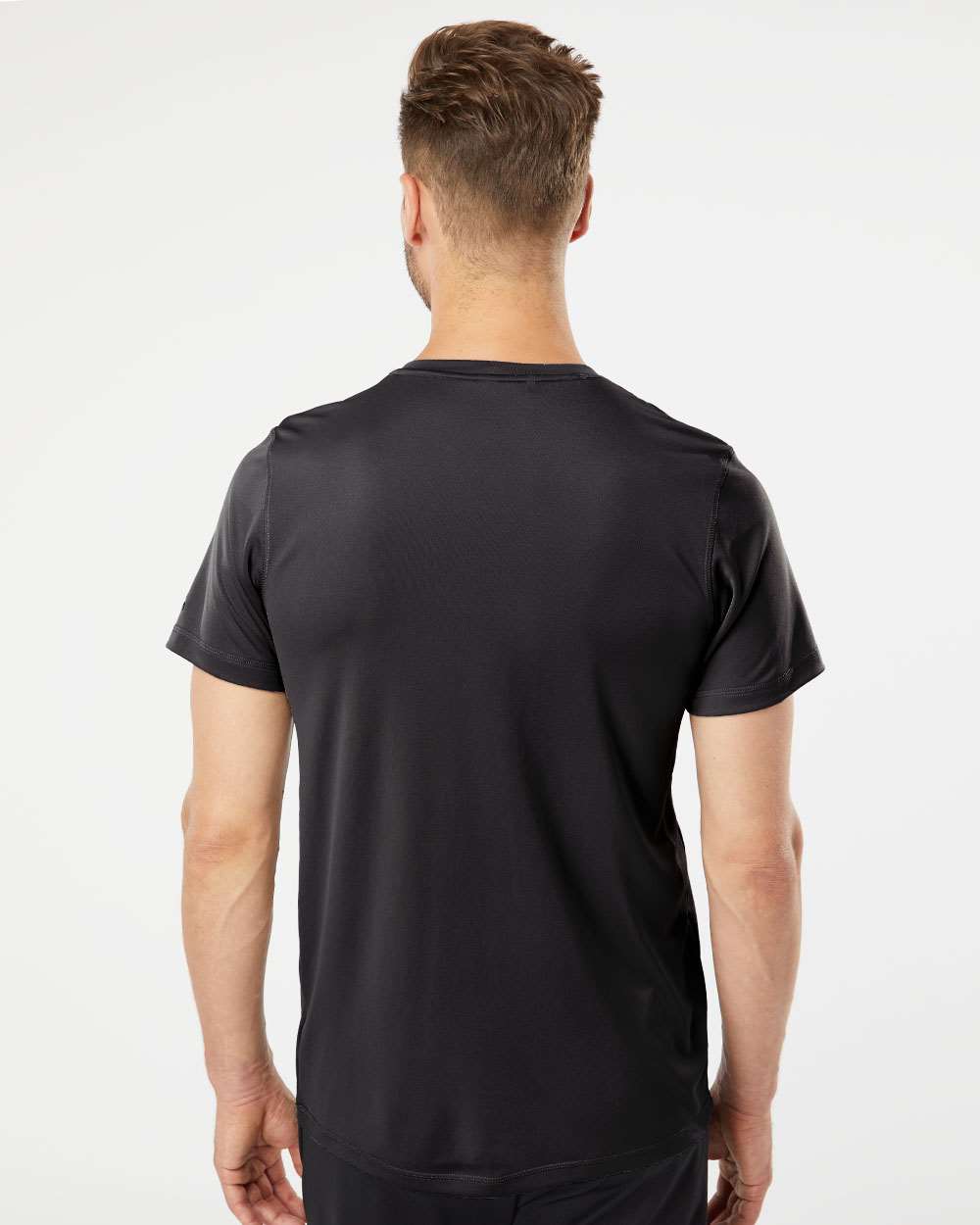 Men's Sport T-Shirt - OnModelBack - B02553506 - Black