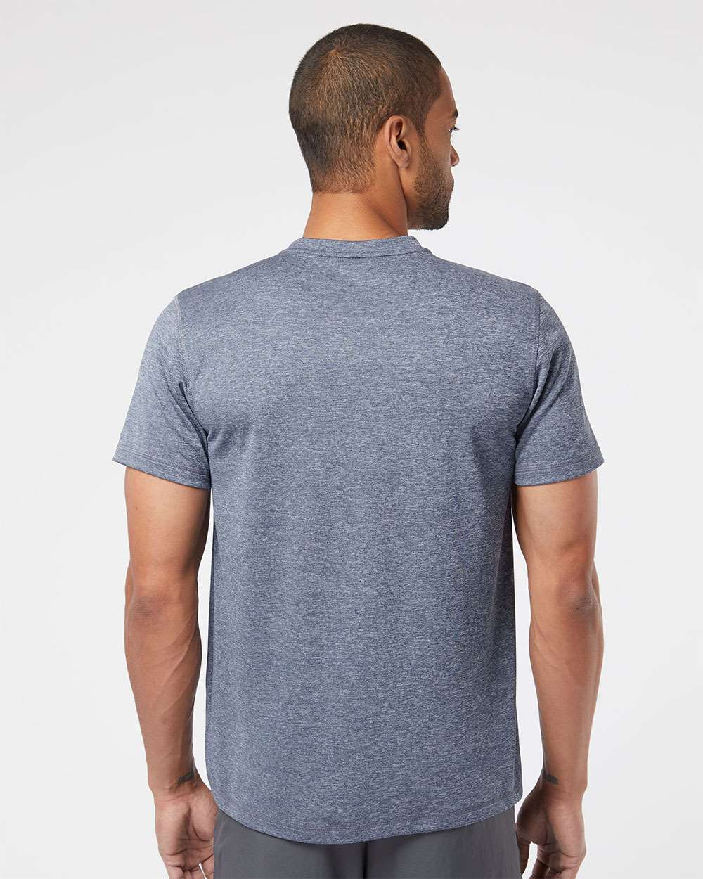 Men's Sport T-Shirt - OnModelBack - B02553593 - Collegiate Navy Heather