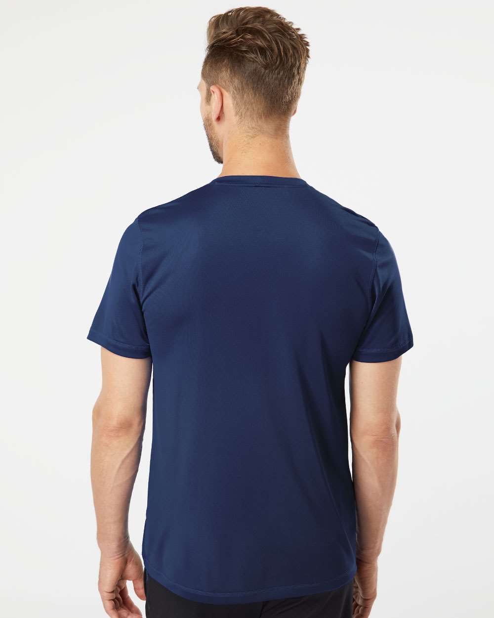 Men's Sport T-Shirt - OnModelBack - B02553658 - Collegiate Navy