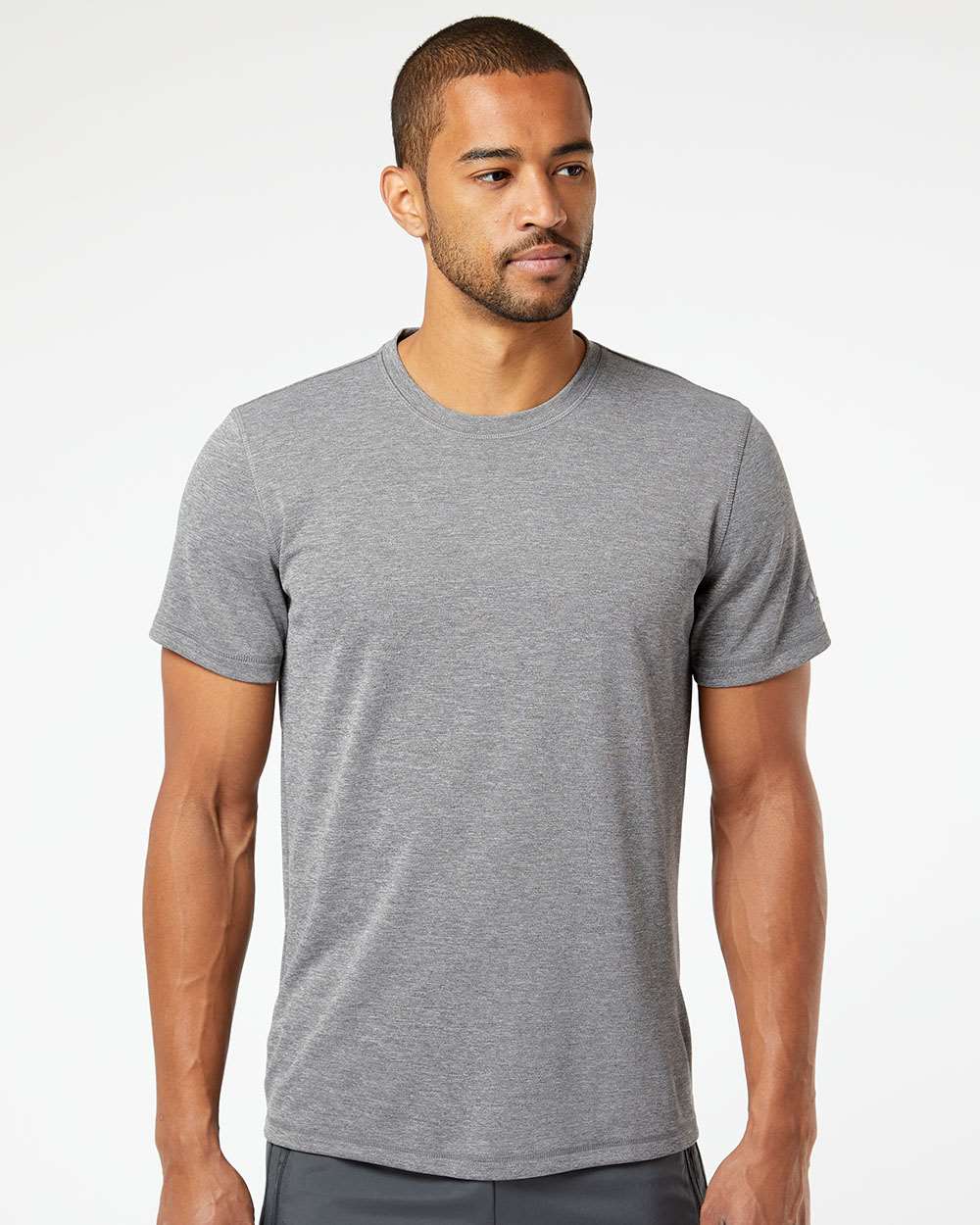 Men's Sport T-Shirt - OnModelFront - B02553103 - Black Heather