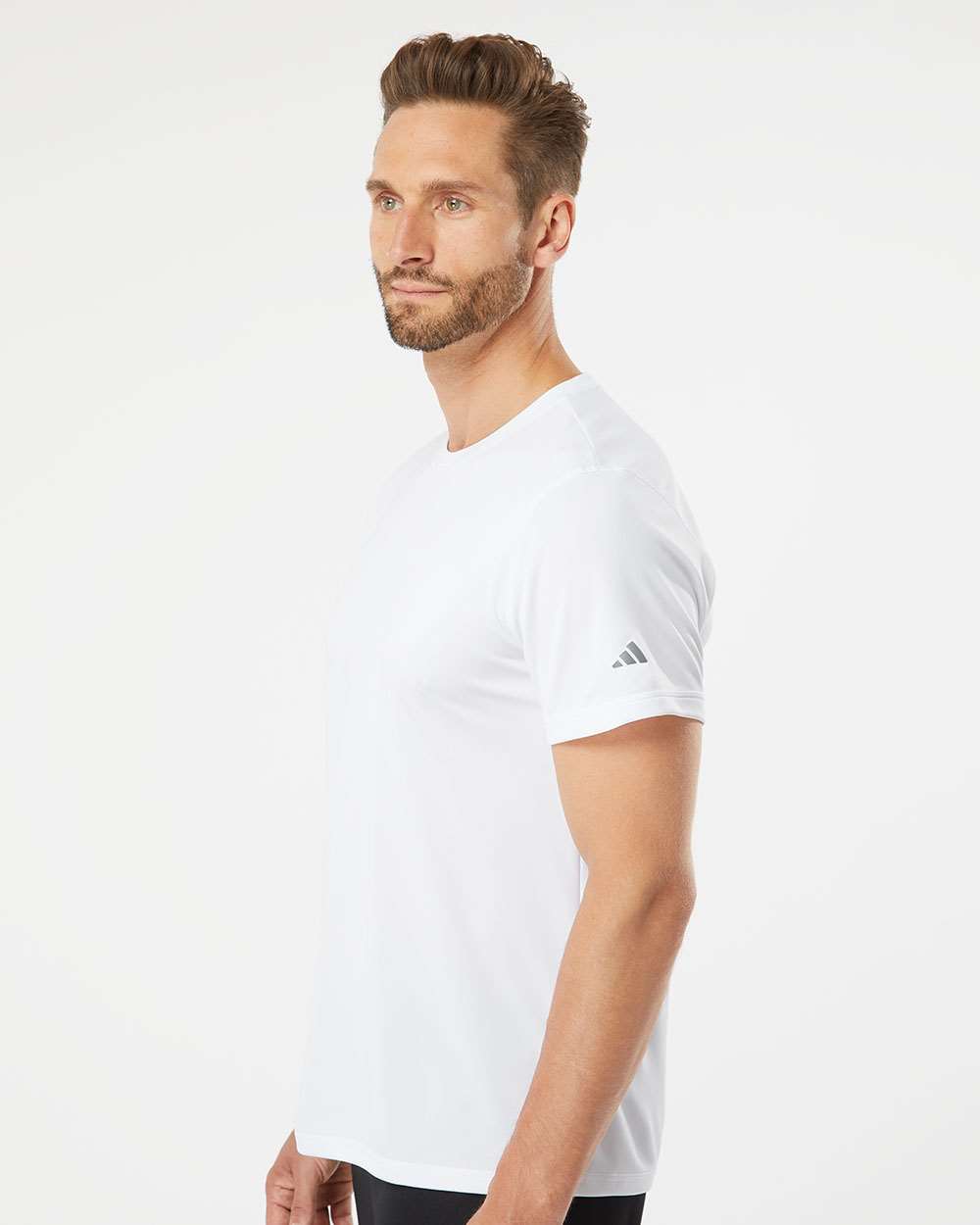 Men's Sport T-Shirt - OnModelSide - B02553003 - White