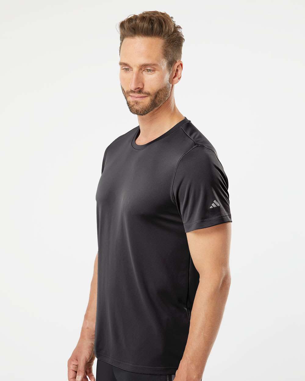 Men's Sport T-Shirt - OnModelSide - B02553506 - Black
