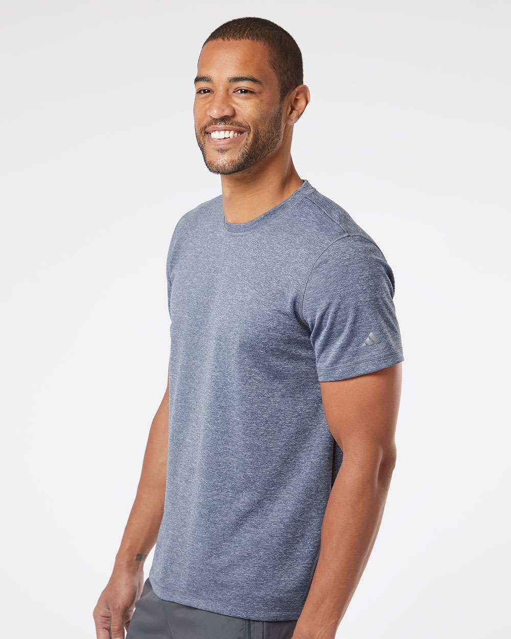 Men's Sport T-Shirt - OnModelSide - B02553593 - Collegiate Navy Heather