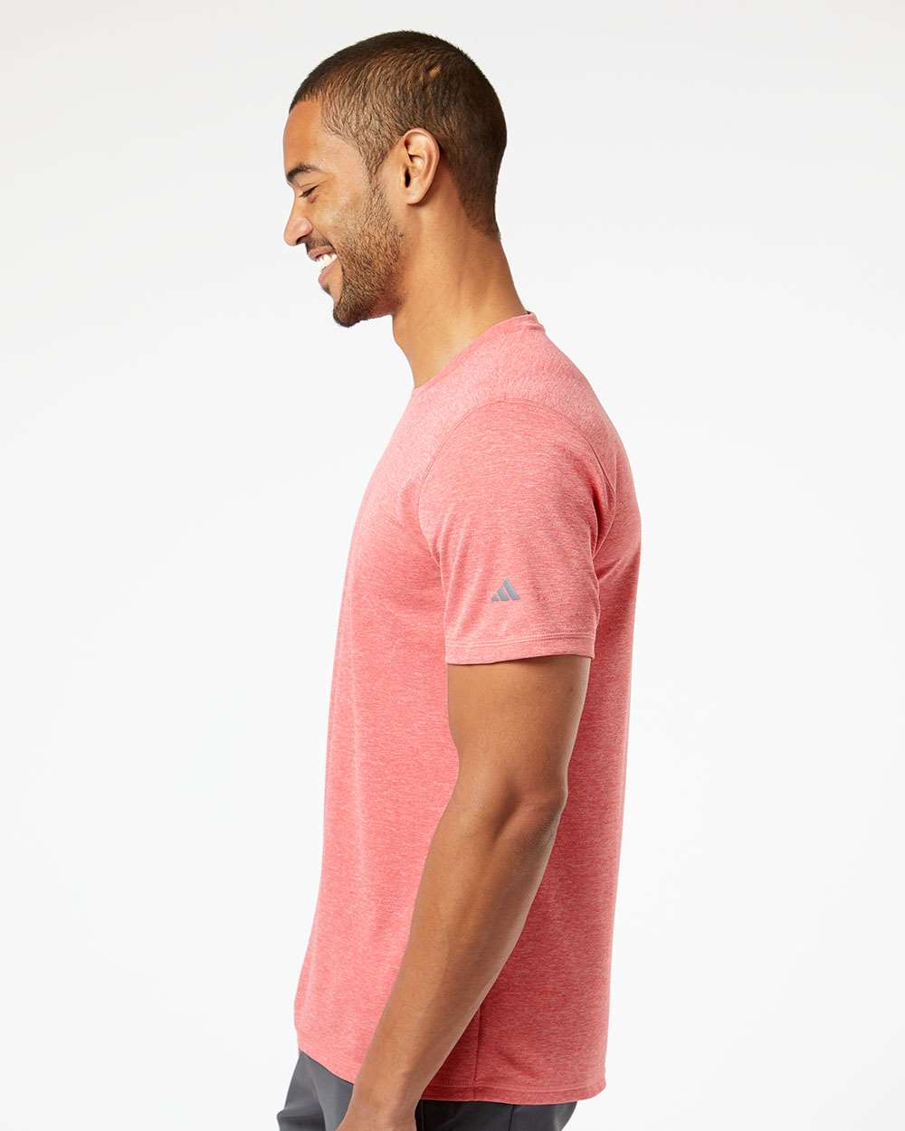 Men's Sport T-Shirt - OnModelSide - B02553713 - Power Red Heather