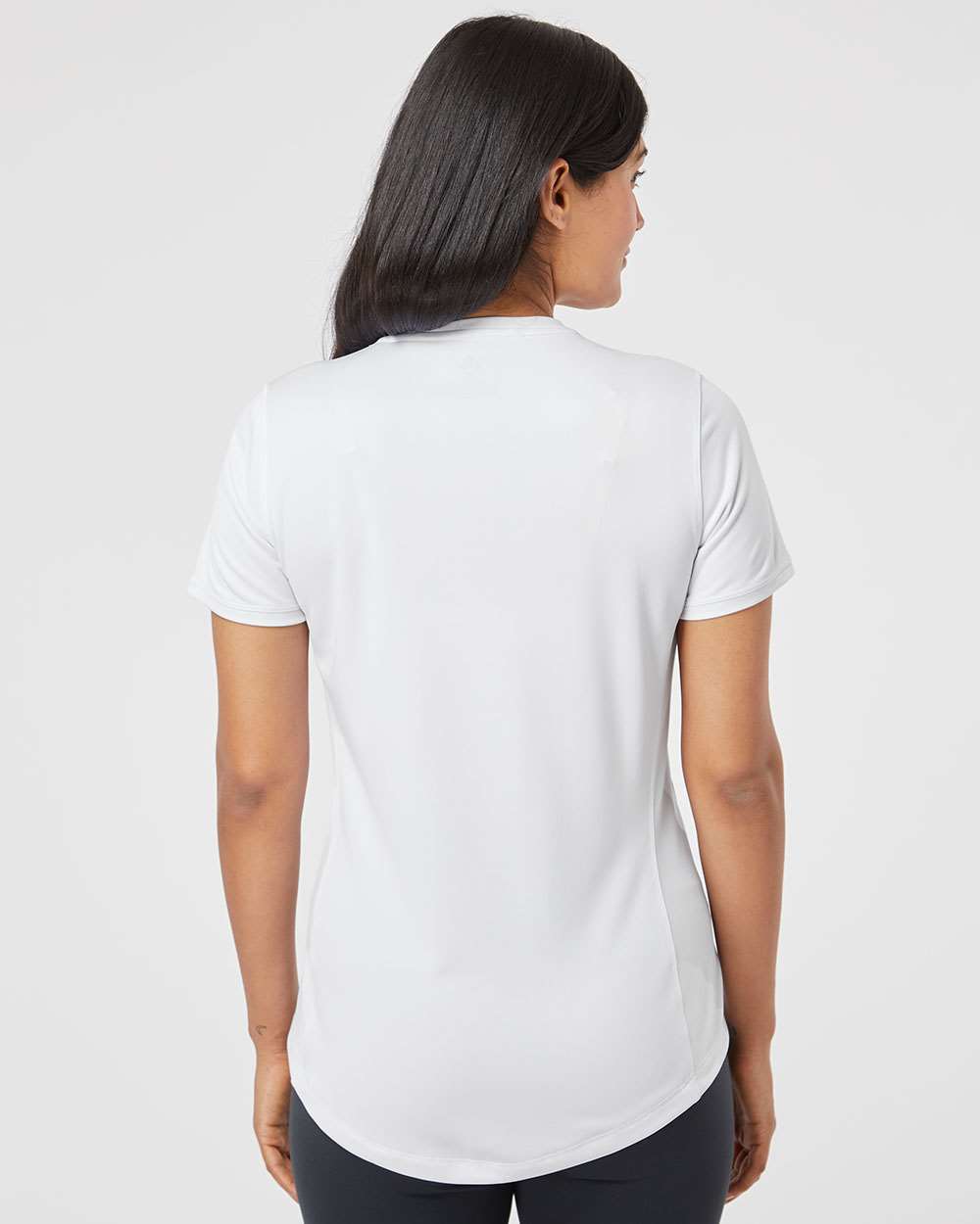 Women's Sport T-Shirt - OnModelBack - B02653004 - White