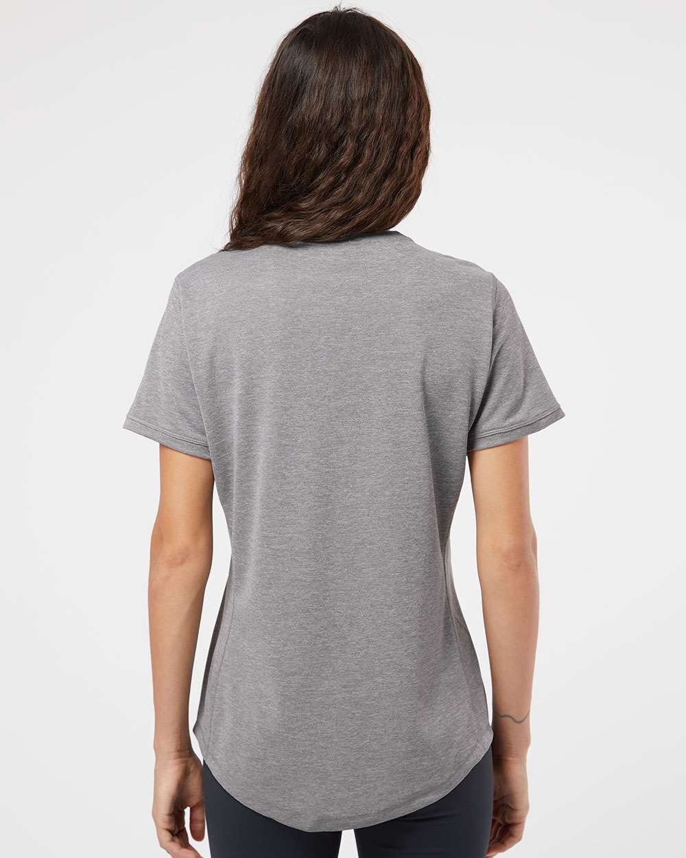 Women's Sport T-Shirt - OnModelBack - B02653083 - Grey Three Heather