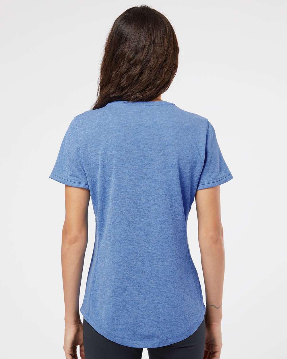 Women's Sport T-Shirt - OnModelBack - B02653113 - Collegiate Royal Heather