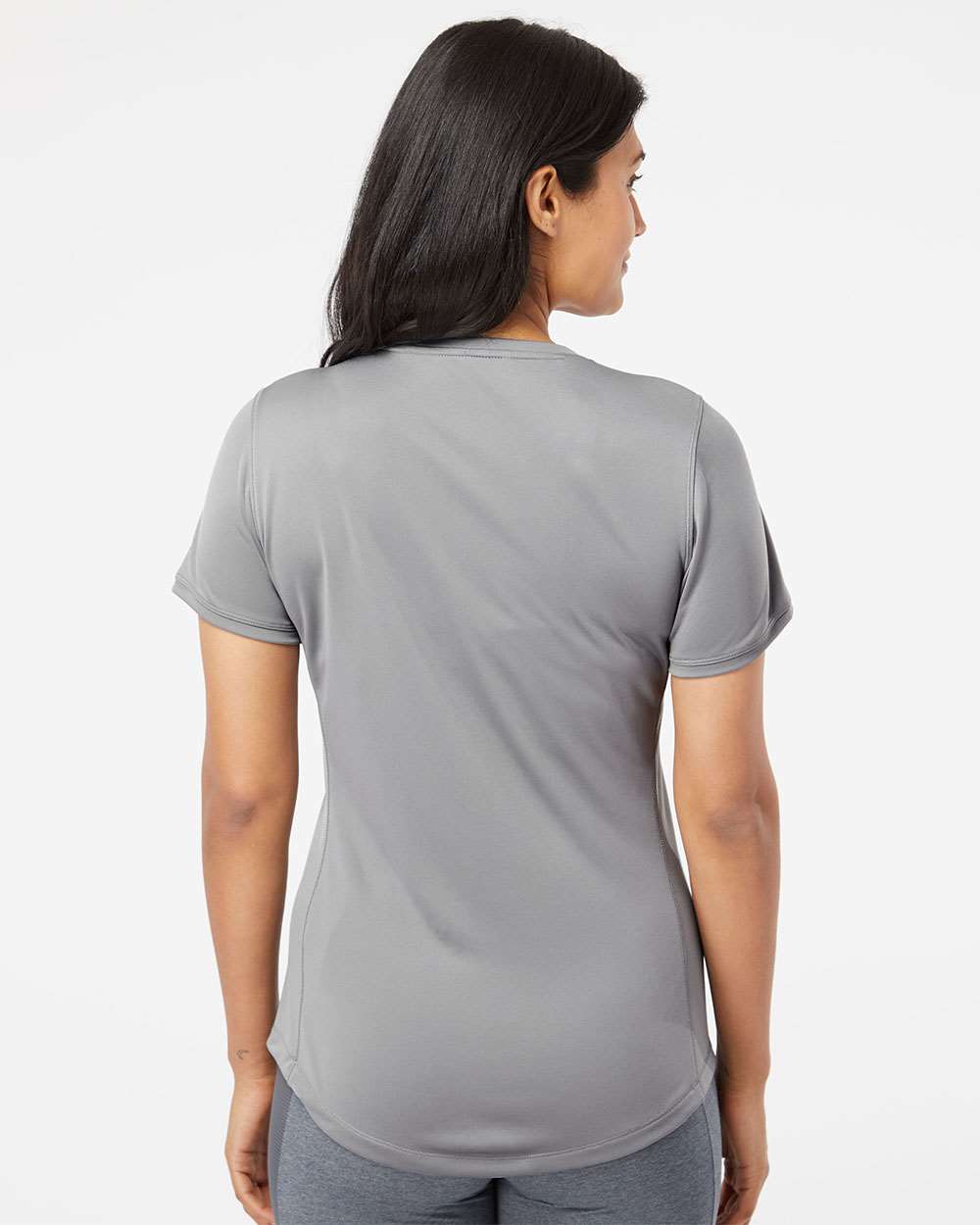 Women's Sport T-Shirt - OnModelBack - B02653583 - Grey Three