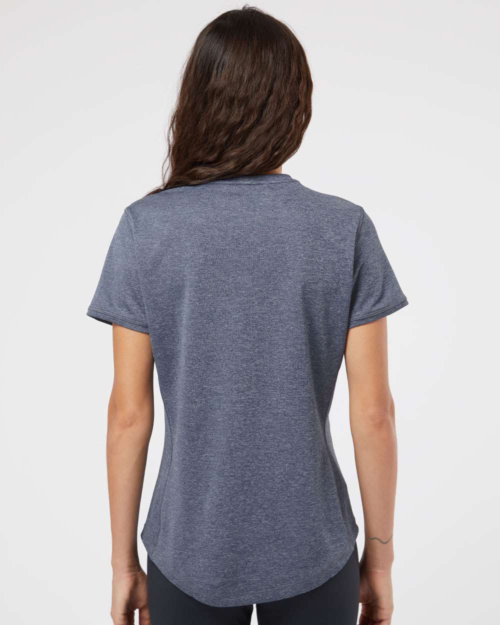 Women's Sport T-Shirt - OnModelBack - B02653593 - Collegiate Navy Heather
