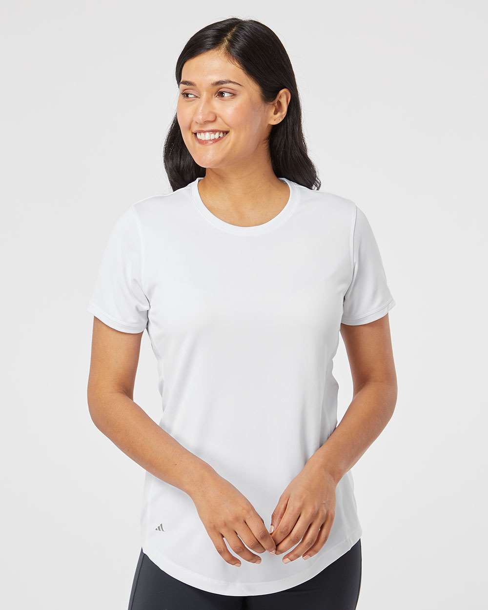 Women's Sport T-Shirt - OnModelFront - B02653004 - White