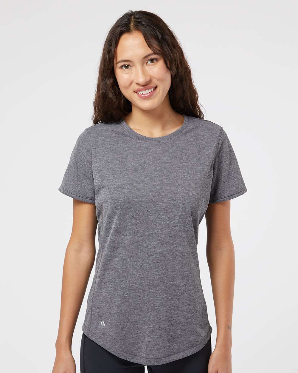 Women's Sport T-Shirt - OnModelFront - B02653103 - Black Heather