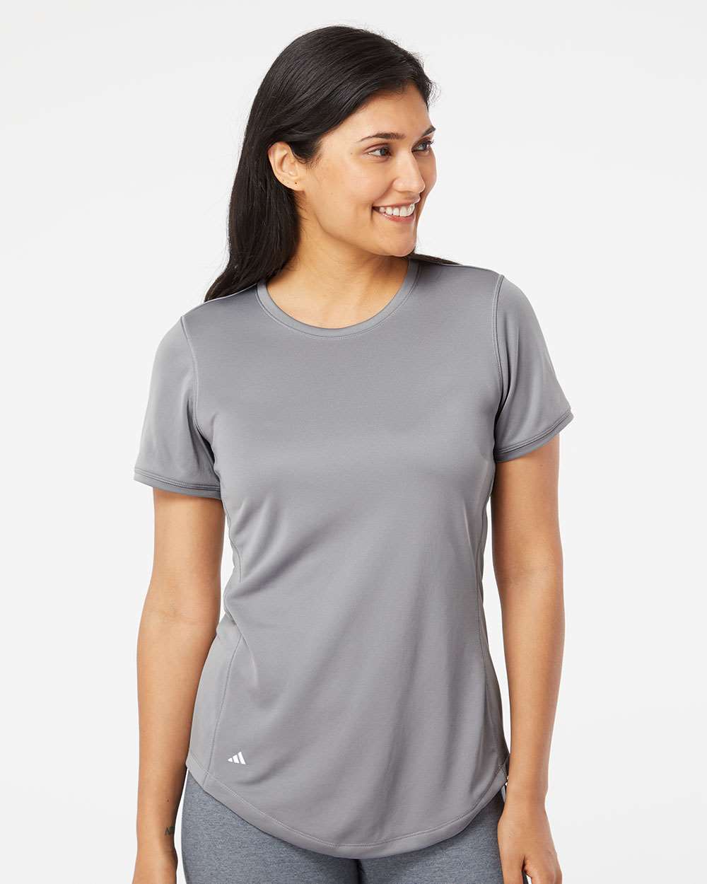 Women's Sport T-Shirt - OnModelFront - B02653583 - Grey Three