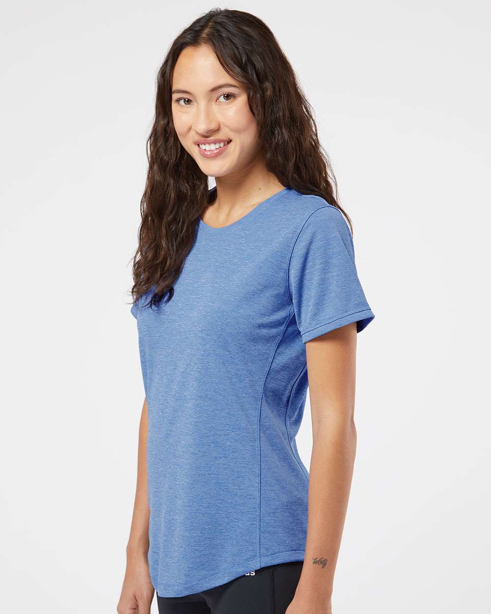 Women's Sport T-Shirt - OnModelSide - B02653113 - Collegiate Royal Heather
