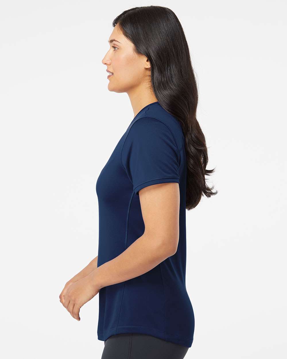 Women's Sport T-Shirt - OnModelSide - B02653653 - Collegiate Navy