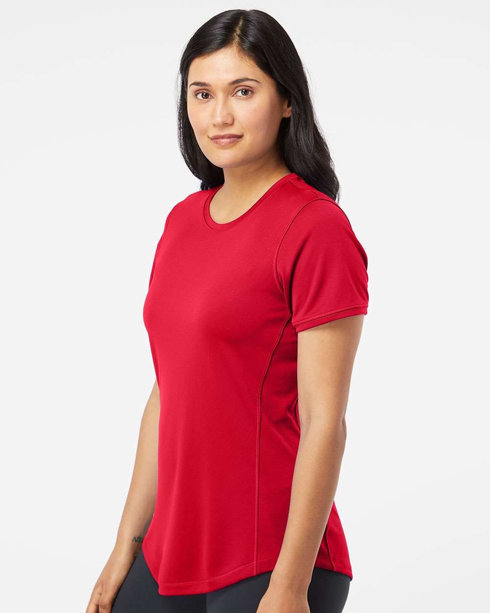 Women's Sport T-Shirt - OnModelSide - B02653703 - Power Red
