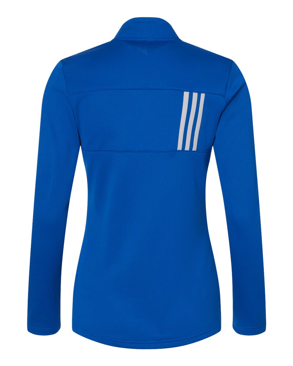 Women's 3-Stripes Double Knit Full-Zip - Back - B03653753 - Team Royal/ Grey Two