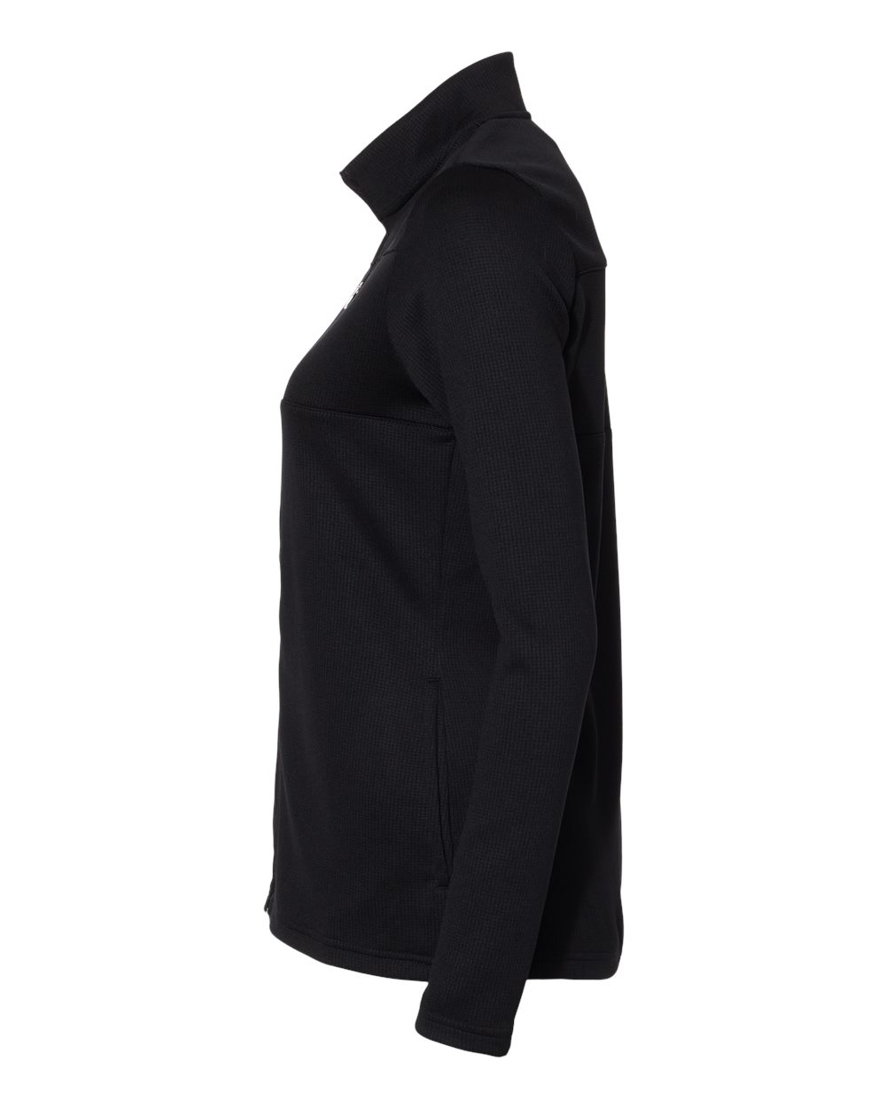 Women's 3-Stripes Double Knit Full-Zip - DirectSide - B03653503 - Black/ Grey Two