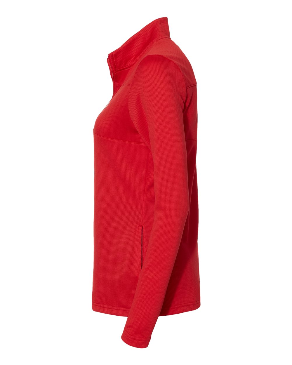 Women's 3-Stripes Double Knit Full-Zip - DirectSide - B03653703 - Team Collegiate Red/ Grey Two