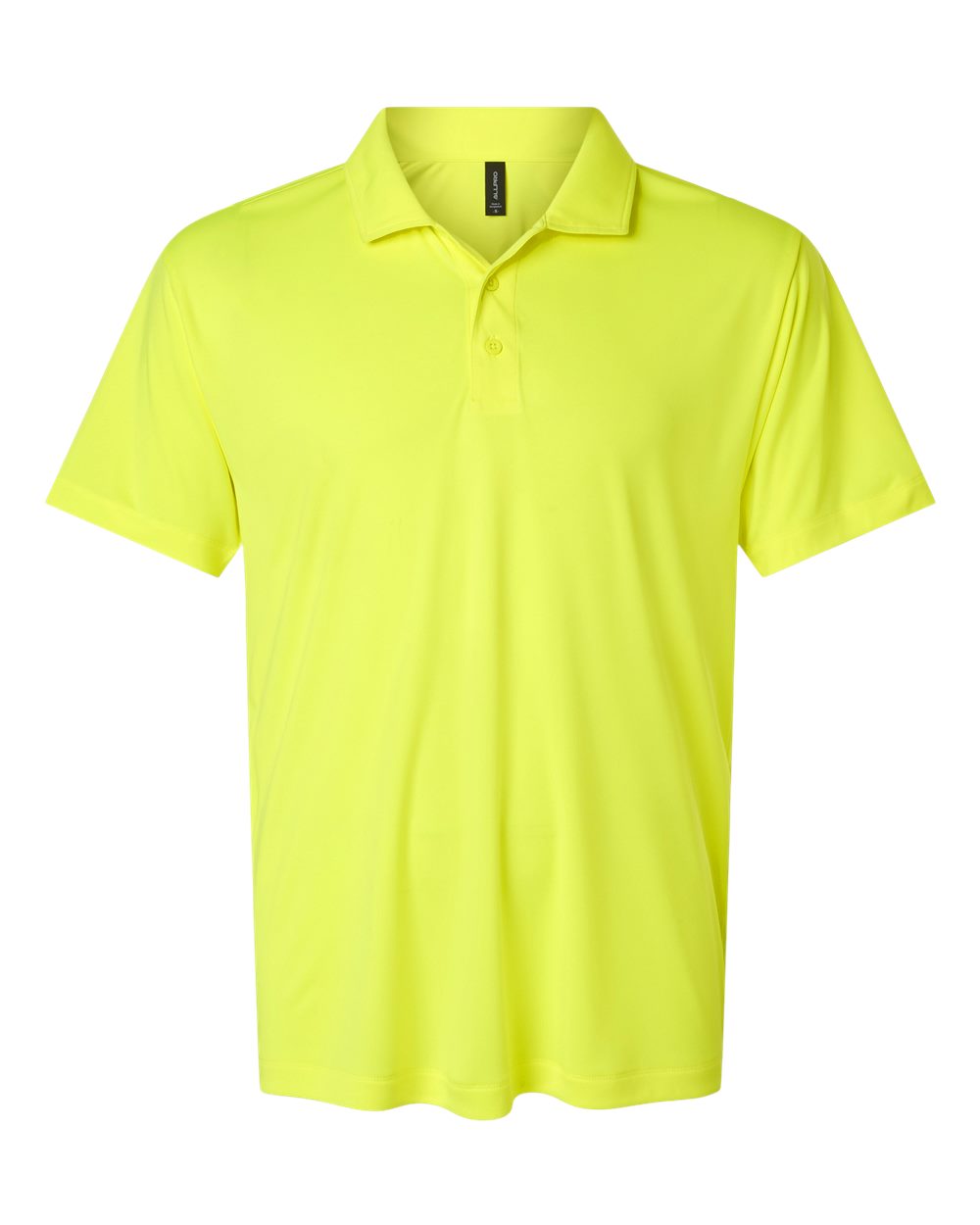 Men's Pro-Lock Performance Polo - Front - B00196132 - Neon Yellow