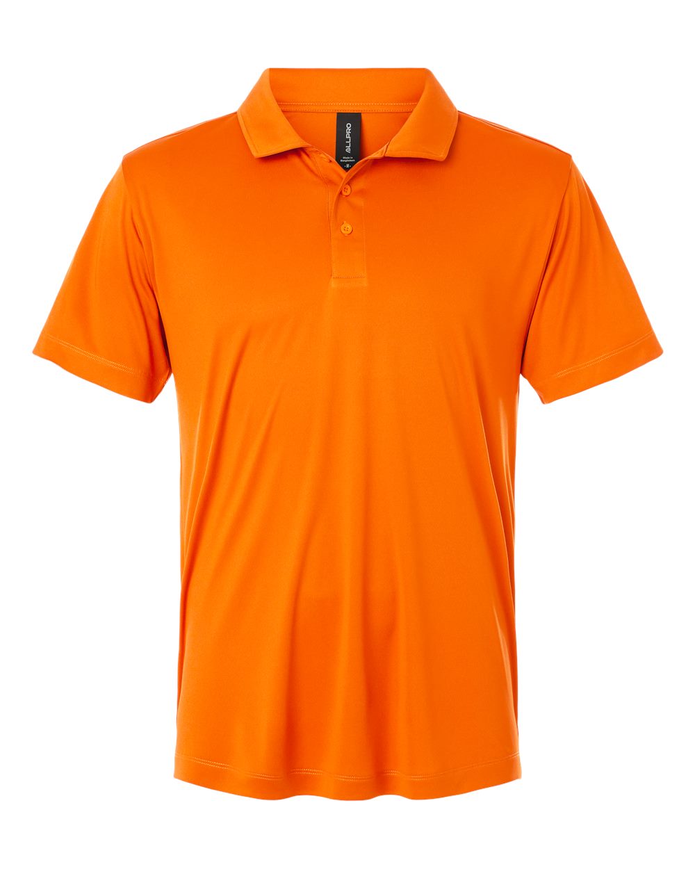 Men's Pro-Lock Performance Polo - Front - B00196662 - Neon Orange