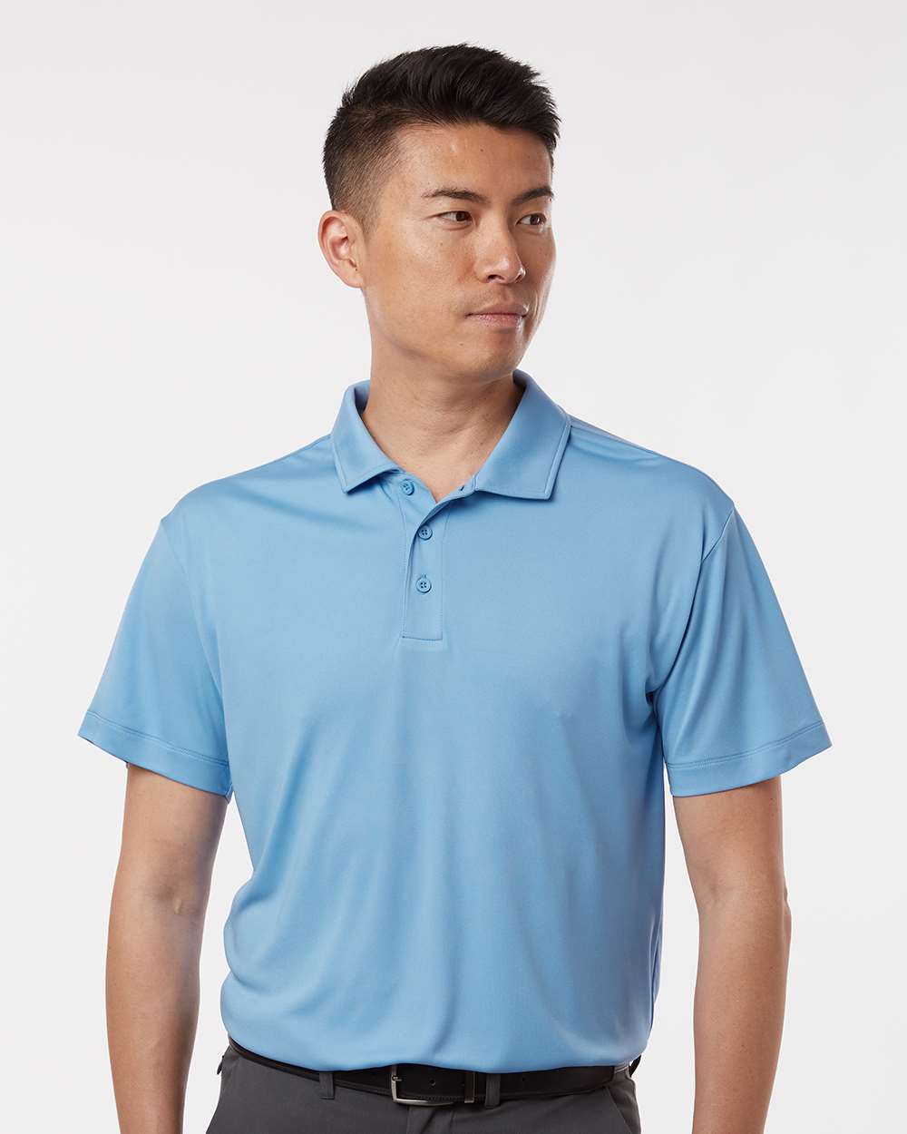 Men's Pro-Lock Performance Polo - OnModelFront - B00196102 - Carolina Blue