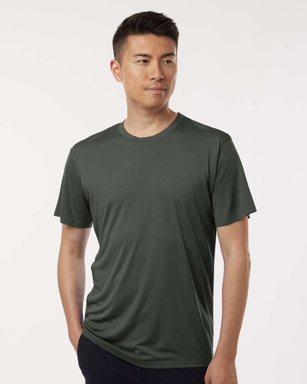 Men's Pro-Lock Performance T-Shirt - OnModelFront - B00396232 - Smoke